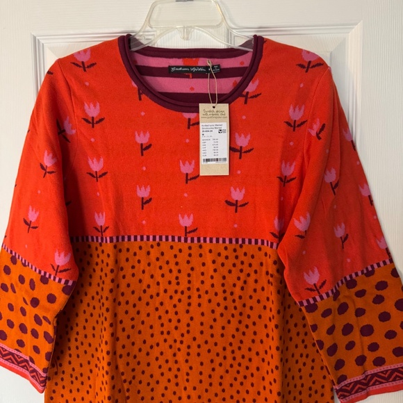 NWT Gudrun Sjöden Knitted Tunic Marisol – Bold Fall Colors 🍂✨ - Picture 4 of 7